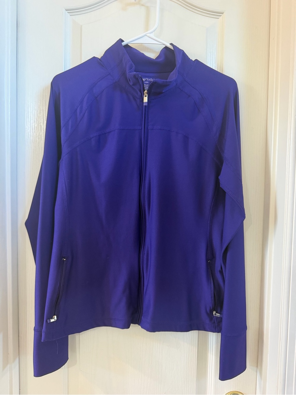 GAP Purple Full-Zip Utility Jacket - Women